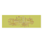 Booklovers Favourites business cards