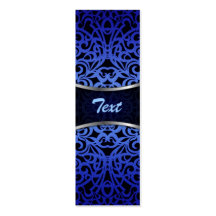 Bookmark Business Card Baroque Style Inspiration