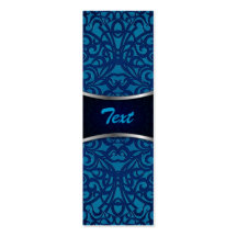 Bookmark Business Card Baroque Style Inspiration