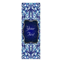 Bookmark Business Card Floral abstract background