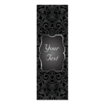 Bookmark Business Card Floral abstract background