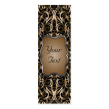 Bookmark Business Card Floral abstract background