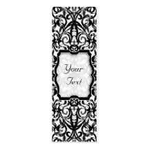 Bookmark Business Card Floral abstract background