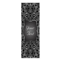 Bookmark Business Card Floral abstract background
