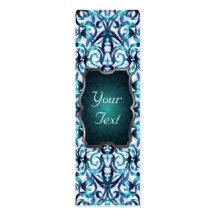 Bookmark Business Card Floral abstract background
