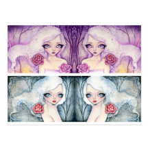 Bookmark card : Simply Rose / Simply Roses Postcards
