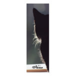 Bookmark Cat in the Window Customize Name Business Cards