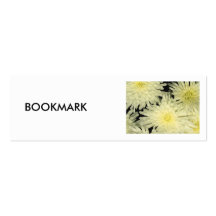 Bookmark, "Chrysanthemums Like Stars" Business Card Templates