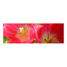 Bookmark Pink Tulip Business Cards