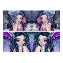 Bookmark Postcard: Rosy Twilight / Magic Wish