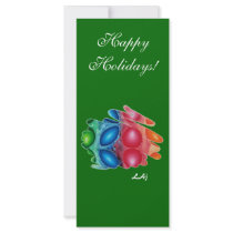 Bookmark Quadric Happy Holidays