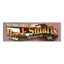 Bookmarkers de Smarts de livre Modèle De Carte De Visite