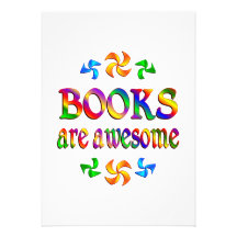 Books are Awesome Custom Invitation