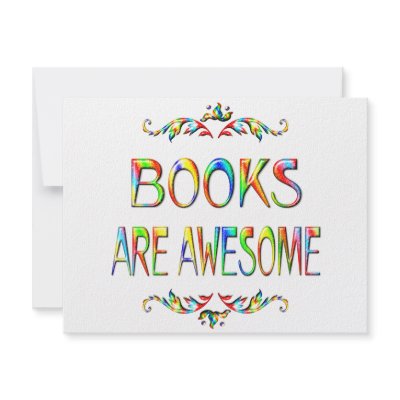 Books are Awesome Personalized Announcement by SchoolAids