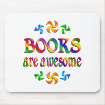 Books are Awesome Mouse Pads