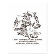 Books are Constant Postcard