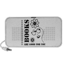 Books Are Good For You Portable Speakers