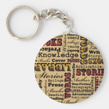 Books Books Books! Key Chain
