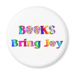 Books Bring Joy Refrigerator Magnets