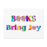 Books Bring Joy Post Cards