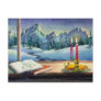 BOOKS & CANDLE by SHARON SHARPE Postcards