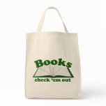 Books Check em Out bags