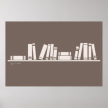books for wise guy or reading lover poster