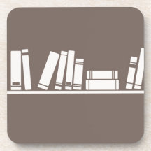 Books lovers! drink coasters