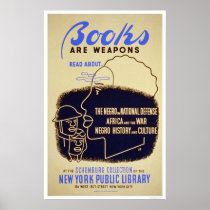 Books Negro Africa WWII 1943 WPA Posters