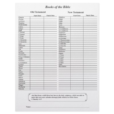 Books of the Bible Page Letterhead Template by Lynnes_creations