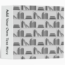 Books on Shelf. Monochrome. Binder