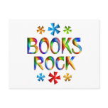 BOOKS ROCK POSTCARD