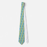Bookshelf Greens and Blues Neck Ties