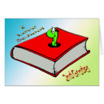 Bookworm 2nd Grader - I love School Greeting Card