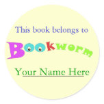 Bookworm Bookplate