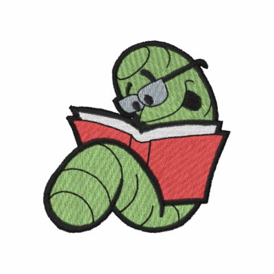 Bookworm by ZazzleEmbroidery