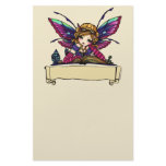 Bookworm Fairy Library Fantasy Art by Hannah Lynn stationery