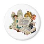 Bookworm Fairy Magnet