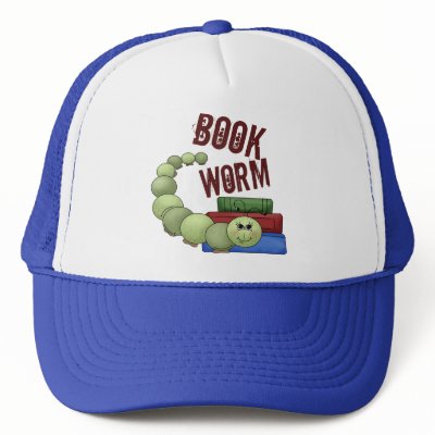 Bookworm Trucker Hats by CuteArt