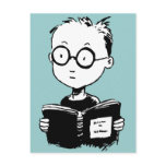 Bookworm Postcard