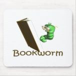 Bookworm T-shirts and Gifts. Mouse Mats
