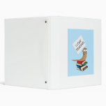 bookworm with sign ringbinder