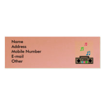 boom box business card template