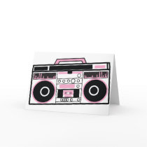 boom box greeting cards