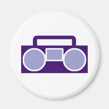 Boom Box Fridge Magnet