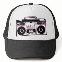 boom box trucker hats