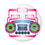 Boom Box Fridge Magnet