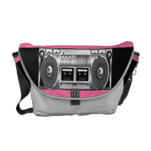 Boom Box Rickshaw Messenger Bag -