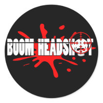 Boom   Headshot Sticker