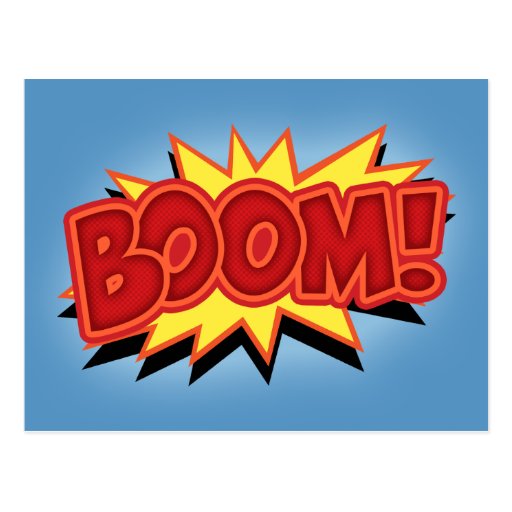 Boom! Post Card